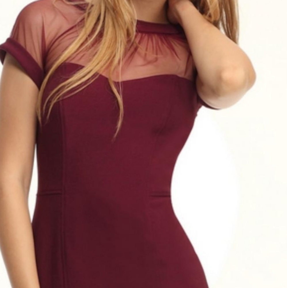 Maggy London Illusion Dress